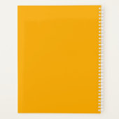 Orange Tulip Reaching für den Himmel Planer (Rückseite)