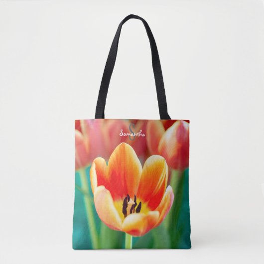 Orange Tulip Tasche (Vorderseite)