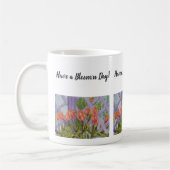 Orange Tulip Watercolor Blume Kaffeetasse (Links)