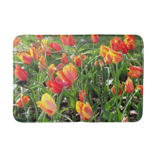 Orange Tulips bathmat Badematte