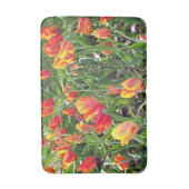 Orange Tulips bathmat Badematte (Vorderseite Vertikal)