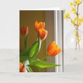 Orange Tulips | Brad Hines Fotografy Notecard Karte (Gelbe Blume)