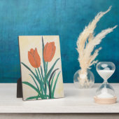 Orange Tulips Fotoplatte (Seite)