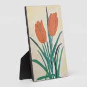 Orange Tulips Fotoplatte (Seite)