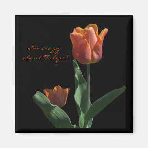 "Orange Tulips" Magnet