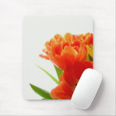 Orange Tulips Mouse Pad Mousepad (Mit Mouse)