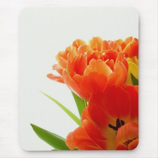 Orange Tulips Mouse Pad Mousepad (Vorne)