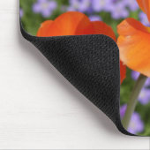 Orange Tulips Mousepad (Ecke)