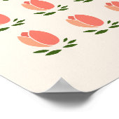 Orange Tulips Poster (Ecke)