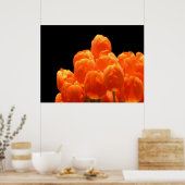 Orange Tulips Poster (Küche)