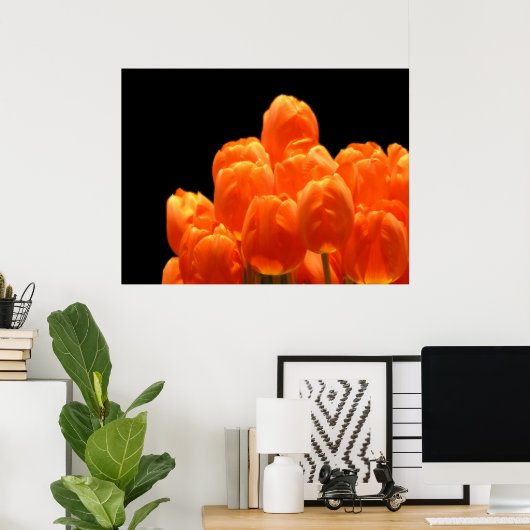 Orange Tulips Poster (Heimbüro)