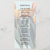 Orange Tulips Programm (Rückseite)