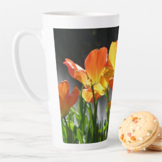 Orange Tulips Tall Tasse