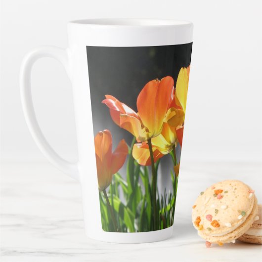 Orange Tulips Tall Tasse (Beispiel)
