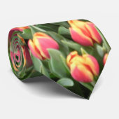 Orange Tulpe-Krawatte Krawatte (Gerollt)