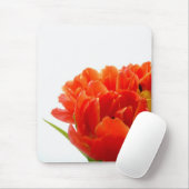 Orange Tulpe-Mausunterlage Mousepad (Mit Mouse)