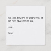 Orange Tulpe-Nahaufnahme-Foto-Termin Terminkarte (Rückseite)