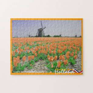 Orange Tulpe-u. Puzzle