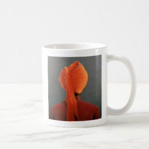 Orange Turban Kaffeetasse