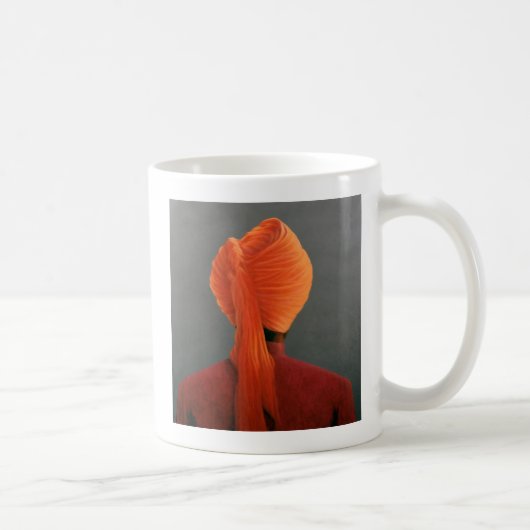 Orange Turban Kaffeetasse (Rechts)