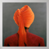 Orange Turban Poster (Vorne)