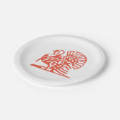 Orange Turkey Erntedank 4Kathy Pappteller (Schrägansicht)