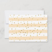 Orange Twin Baby Dusche Danke Karte (Rückseite)