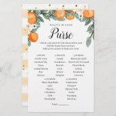 Orange Twin Baby Shower Purgame (Vorne/Hinten)