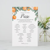 Orange Twin Baby Shower Purgame (Stehend Vorderseite)