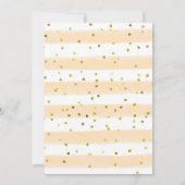 Orange Twin Baby Showroom Bingo Game Einladung (Rückseite)