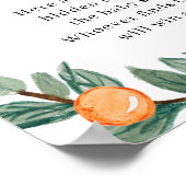 Orange Twin Baby Showroom Schnuller Hunt Poster (Ecke)