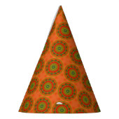Orange Twirl Partyhütchen (Links)