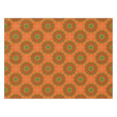 Orange Twirl Tischdecke (Vorderseite (Horizontal))