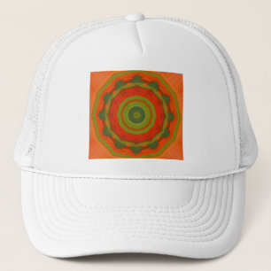 Orange Twirl Truckerkappe