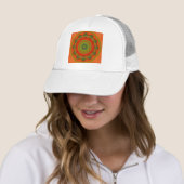 Orange Twirl Truckerkappe (Beispiel)