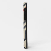 Orange u. blaue grafische Linien Case-Mate iPhone Hülle (Hinten/Links)