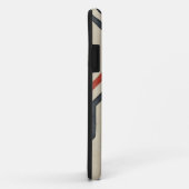 Orange u. blaue grafische Linien Case-Mate iPhone Hülle (Hinten/Rechts)