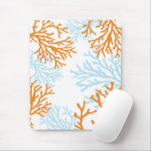 Orange u. blaues korallenrotes Mousepad (Mit Mouse)