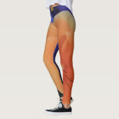 Orange u. lila Stiefmütterchen, BlumenFoto 81, Leggings (Links)