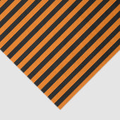 Orange u. schwarze gestreifte Seidenpapiere Seidenpapier (Ausschnitt)