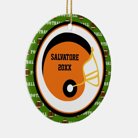 Orange u. schwarze keramikornament (Rechts)