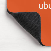 Orange Ubuntus Linux Mousepad (Ecke)