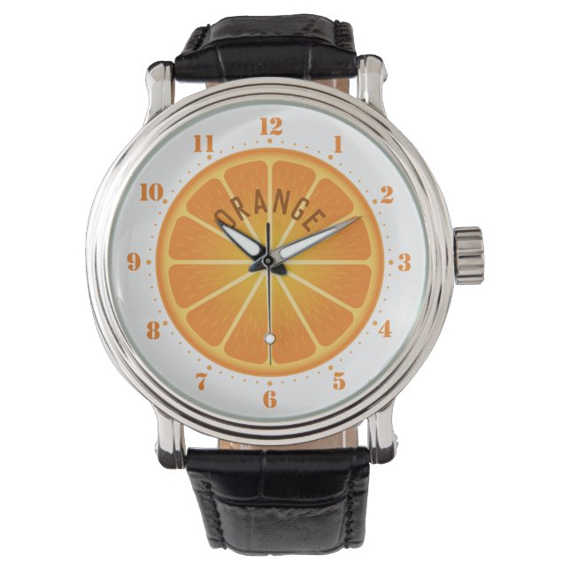 Orange Uhr (Vorderseite)