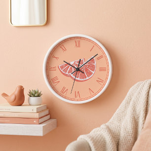 Orange Uhr