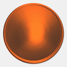 Orange Umschlag Aufkleber