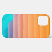 Orange und aquamarine Darstellung Case-Mate iPhone Hülle (Rückseite (Horizontal))