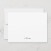 Orange und Aquamarine Sommer-Blume Save the Date (Rückseite)