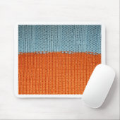 Orange und Aquamarine Wolle Mousepad (Mit Mouse)