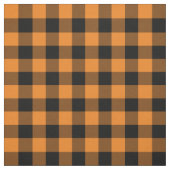 Orange und Black Buffalo Kariert Stoff (Muster)