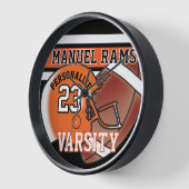 Orange und Black Football Jersey | BEDÜRFTIG Uhr (Winkel)